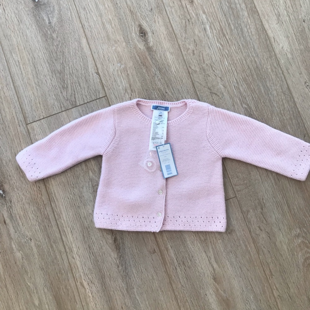 Jacardi knit cardigan